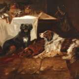 Ricardo Marín y Llovet, attr., Hunde an der Tafel - фото 1
