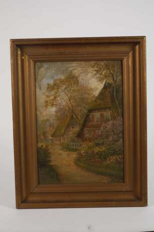 Marie Oesterley, Reetgedeckte Bauernhäuser - Foto 2