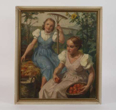 Ivo Saliger, Zwei Bauernmädchen - photo 2