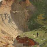 Julius Wentscher, Wanderer am Steinbruch - Foto 1