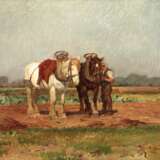 nach Georg Wolf, Bauer mit Gespann - photo 1