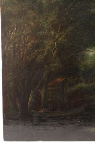 Landschaft mit Graben in der Art Hobbemas - photo 4