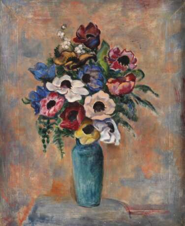 Blumenstillleben mit Anemonen - photo 1