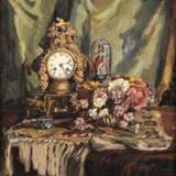Monogrammist IZ, Stillleben mit Uhr - photo 1