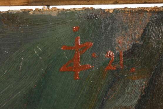 Monogrammist IZ, Stillleben mit Uhr - photo 3