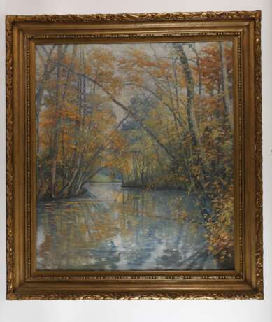 Max Oehler, Herbstliche Flussbiegung - photo 2