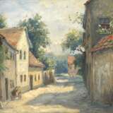 Max Oehler, "Berggasse in Weimar" - фото 1