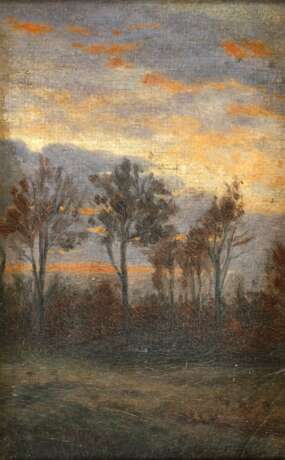 Impressionist des Fin du Siècle, Abendliche Bäume - photo 1