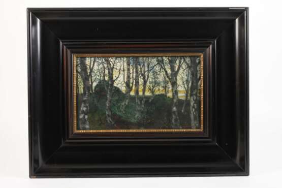 Carl Strathmann, Birken in abendlicher Landschaft - photo 2