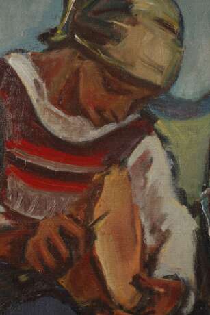 Expressionist, Rastendes Bauernpaar - Foto 4