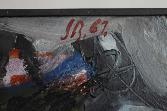 Monogrammist, Abstraktes Vogelpaar - photo 3