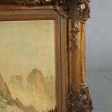 Rahmen Historismus mit Alpenlandschaft - photo 2