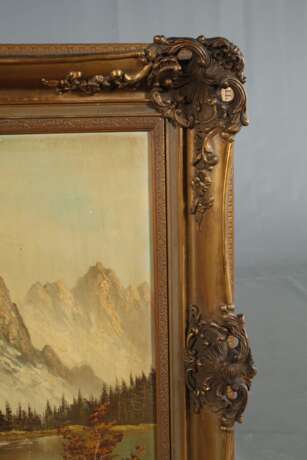 Rahmen Historismus mit Alpenlandschaft - photo 2
