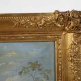 Goldstuckrahmen Historismus mit Landschaft - Foto 2