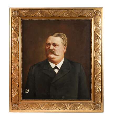 Rahmen Jugendstil mit Herrenportrait - Foto 1