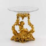 Vase &agrave; fruits decoratif en bronze dore avec cristal epoque Napoleon III. 19&egrave;me si&egrave;cle. Gilded bronze crystal Napoleon III 19th century - Foto 2