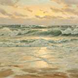 Kalckreuth, Patrick von (1892 Starnberg-1970 München) "Meeresbrandung in der Abendsonne", Öl/ Lw., rep., sign. u.l., 70x100 cm, Rahmen (Schüler der Akademie Berlin und von Schnars-Alquist, Seefahrer, später Mar… - photo 1