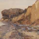 Hennemann, Karl (1884 Waren-1972 Schwerin) "Steilküste Heiligendamm", Aquarell, monogr. u.r. und dat. ´56, verso Nachlaßstempel, 28,5x33,5 cm, hinter Museumsglas und Rahmen - photo 1