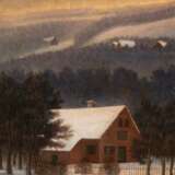 Kuchel, Max "Verschneite Dorfansicht", Öl/ Lw., unsign., verso entsprechender Hinweis, 57,5x35 cm, Rahmen - Foto 1