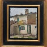 Köhler-Röber, Minna (1883 Reichenbach-1957 Friesen) "Hausansicht", Öl/ Mp., unsign., WVZ-Nr. 223, 26x22 cm, Rahmen (Einen großen Einfluss für ihren künstlerischen Werdegang hatte die Ausbildung in Dresden bei d… - фото 1
