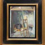 Köhler-Röber, Minna (1883 Reichenbach-1957 Friesen) "Interieur", Öl/ Mp., sign. u.l. und dat. 1938, 27x21 cm, Rahmen - Foto 1