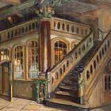 Reuter, Werner (1902-1962) "Schabbelhaus in Lübeck", Öl/ Hartfaser, sign. u.r., 61x47,5 cm, Rahmen (Er war 1920-22 Schüler an der Malschule von W. Lütgendorff-Leinburg in Lübeck und studierte anschließend bis 1… - фото 1