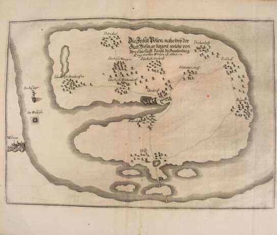 "Karte der Insel Poel bei Wismar", Kupferstich, mit verschiedenen Ortschaften ,Gewässerabschnitten und Landzungen, Blatt min. faltig und fleckig, 25,5x37 cm, ungerahmt - photo 1