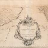 "Erster Theil der Karte von Asien welche die Türkei, Arabien, Persien, Indien diesseits des Ganges und einen Theil der Tatarei enthält", Kupferstich, von d' Anville bei F.A. Schraembl, dat. 1786, Blatt gebräunt… - фото 1