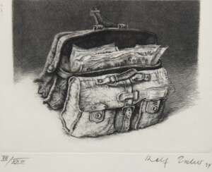 Escher, Rolf (1936 Hagen) &quot;Alterndes Paar&quot;, Radierung, VII/ XXIII, sign. u.r. und dat. ´94, 18,5x23 cm, hinter Glas und Rahmen