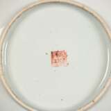 3 Teller, China um 1900, Floralmalerei, Blockstempel, Dm. 2x 14 cm und 17 cm - фото 3