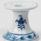 Meissen-Leuchter, 1-flammig, Zwiebelmuster, 1. Wahl, H. 6,5 cm - photo 1