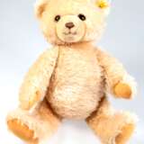 Steiff-Teddy mit Druckstimme, blond, Knopf im Ohr, Made in Austria, L. 40 cm - Foto 1