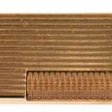 Dunhill-Feuerzeug, vergoldet, Rillendekor, made in Switzerland, U.S.patented, 6,5x2,2x1,2 cm - Foto 1