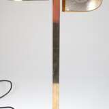Design-Tischlampe, Giannino Crippa für Lumi Vloerlamp, 2-flammig, messingfarbene Schirme drehbar, H. 62 cm - photo 1