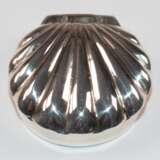 Pillendose in Form einer Muschel, 925er Silber, ca. 16,7 g, Maße ca. 3,6 x 3,5 cm - photo 1