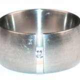 Spannring, Platin, 1 Brillant von ca. 0,04 ct., Ges.-Gew. 9,17 g, Tragespuren, RG 53, B. 1,0 cm - photo 1
