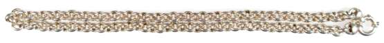 Kette, 925er Silber, Rundankerkette, großer Federringverschluß, Gew. 67,1 g, L. 59 cm - photo 1