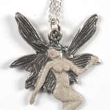 Kette und Anhänger "Elfe“, z.T. mattiert, ca. 2,8 x 2,0 cm, Kettenlänge ca. 46 cm - Foto 1