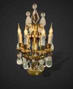 Overview. Late 19th Century Pair of Lyre Shaped Four-Light Candelabras