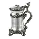 Une impressionnante coupe &agrave; bi&egrave;re en argent &agrave; motif de branches de ch&ecirc;ne milieu du 19e si&egrave;cle. Berlin. Silver gilding Eclecticism Mid-19th century - photo 1