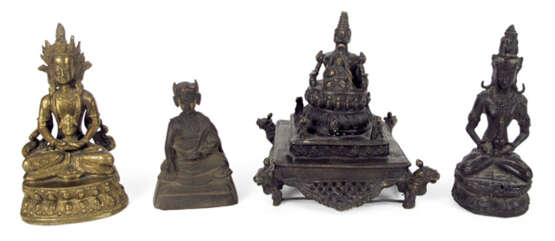 DREI BRONZEN UND STUPA, - photo 1