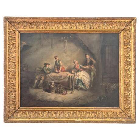 Daily scene of servants oil on canvas 19th century 19th century - photo 1