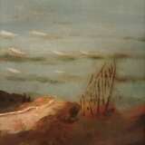 Large Marine Oil-on-Canvas Breton Fisherman in Original Frame 19th Century 19th century - Foto 3