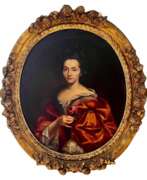 Обзор. 17th Century Oil on Canvas Portrait Painting of a French Noblewoman