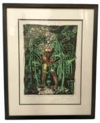 Aperçu. Lithograph by Robert Combas (1957-). Signed and Numbered 4390