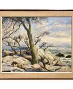 Overview. Gouache Painting by Mich&egrave;le Cascella (1892-1989)