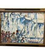 Übersicht. Abstract Oil Painting by Nicolai Michoutouchkine (1929-2010)
