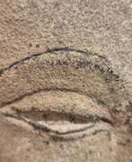 Overview. Shakyamuni Buddha head in sandstone, Thailand, Ayutthaya, 17th century