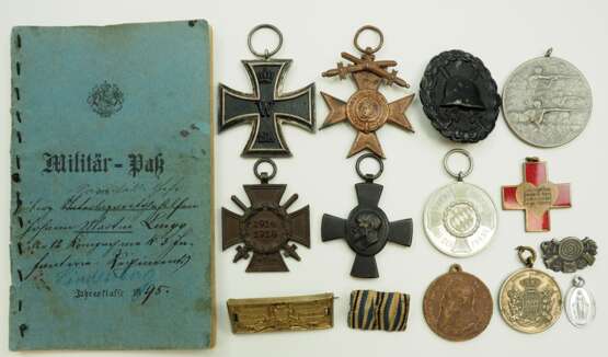 Bayern: Nachlass eines Unterlazarettgehilfen im Infanterieregiment 3 „Prinz Karl von Bayern“. - фото 1