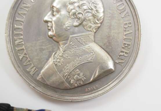 Bayern: Militärverdienstmedaille, Max Joseph I., in Silber. - фото 3